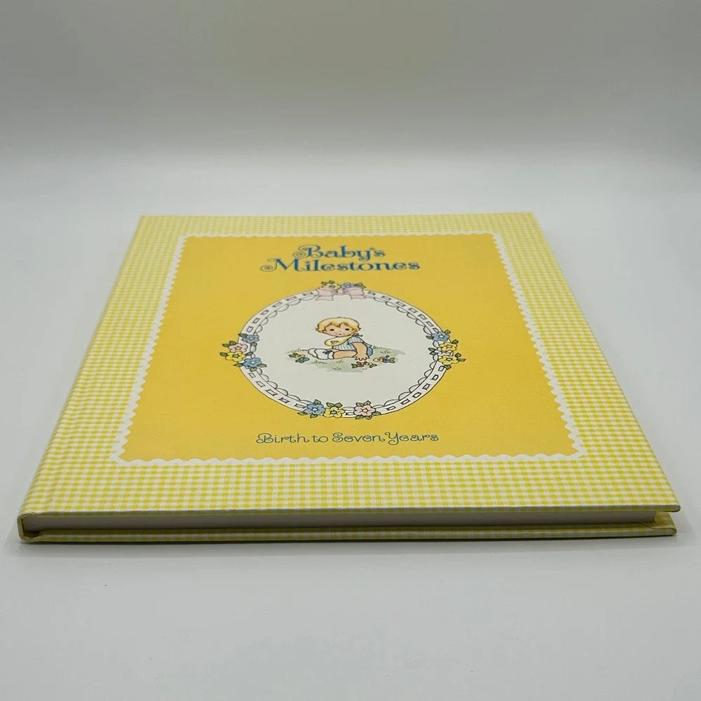 Vintage Baby's Milestones Memory Record Book Gibson Birth to Seven Years USA NEW